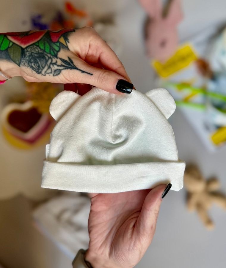 Czapka dziecięca, ecru, Iltom