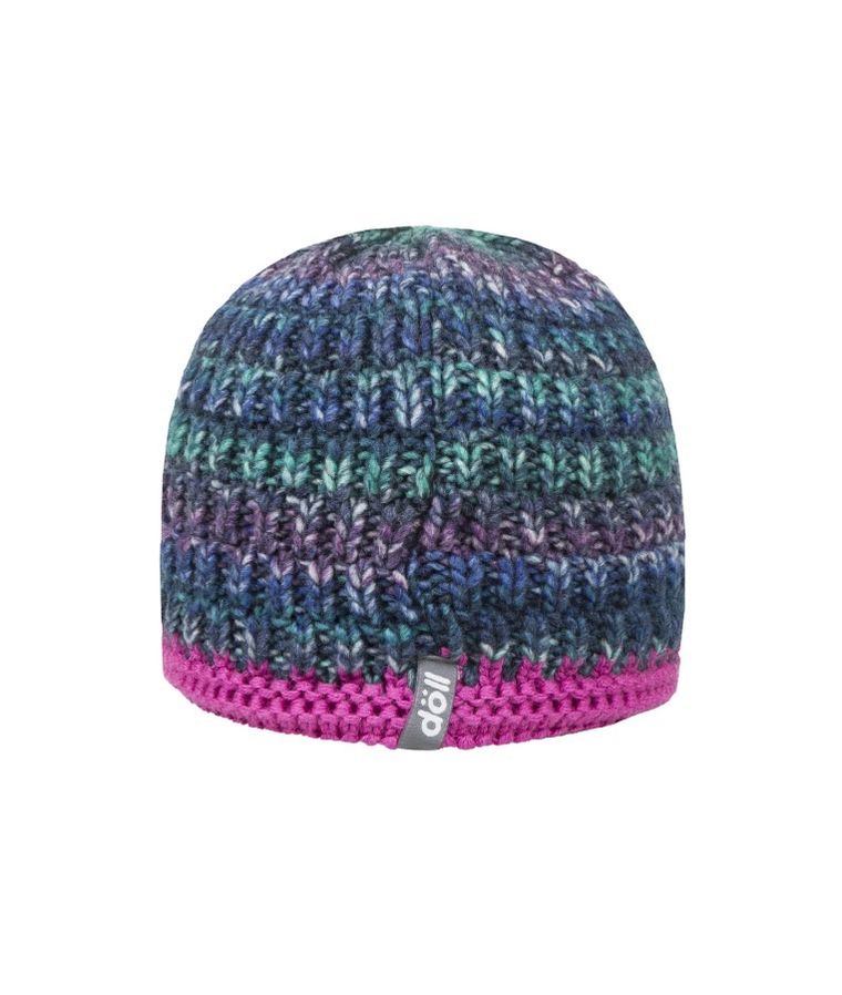 Czapka dziecięca, niebiesko-różowa, Döll