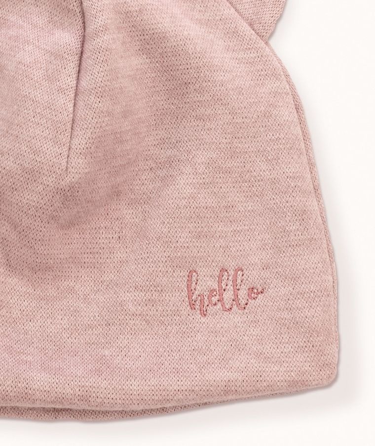 Czapka dziecięca, różowa, Iltom