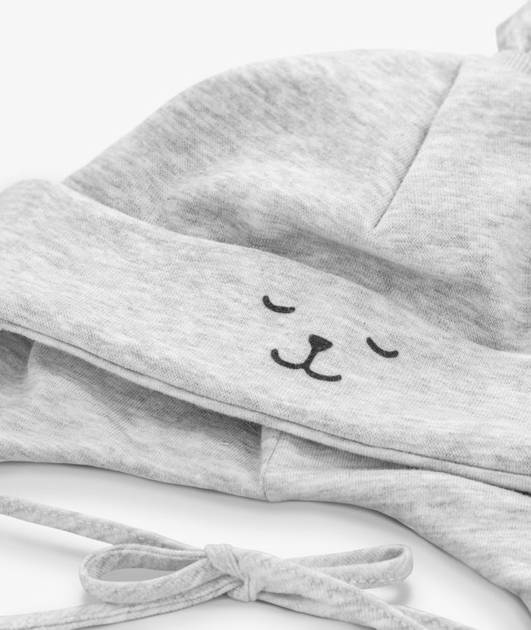 Czapka dziecięca, szara, Iltom