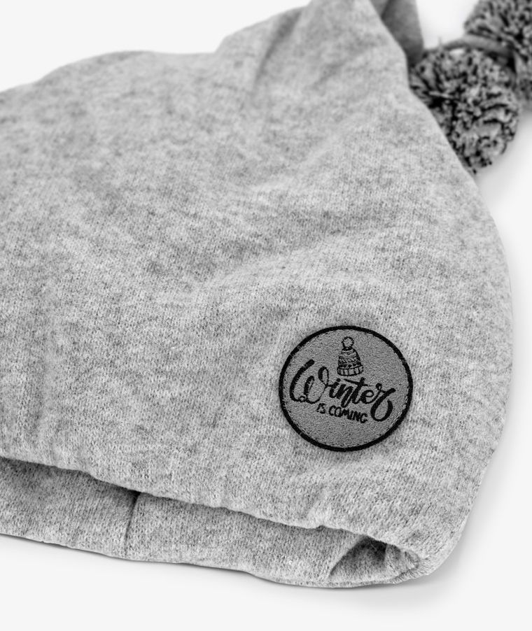 Czapka dziecięca, szara, Iltom