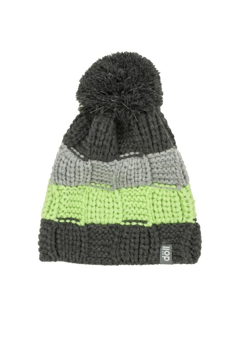 Czapka dziecięca, szaro-zielona, Döll