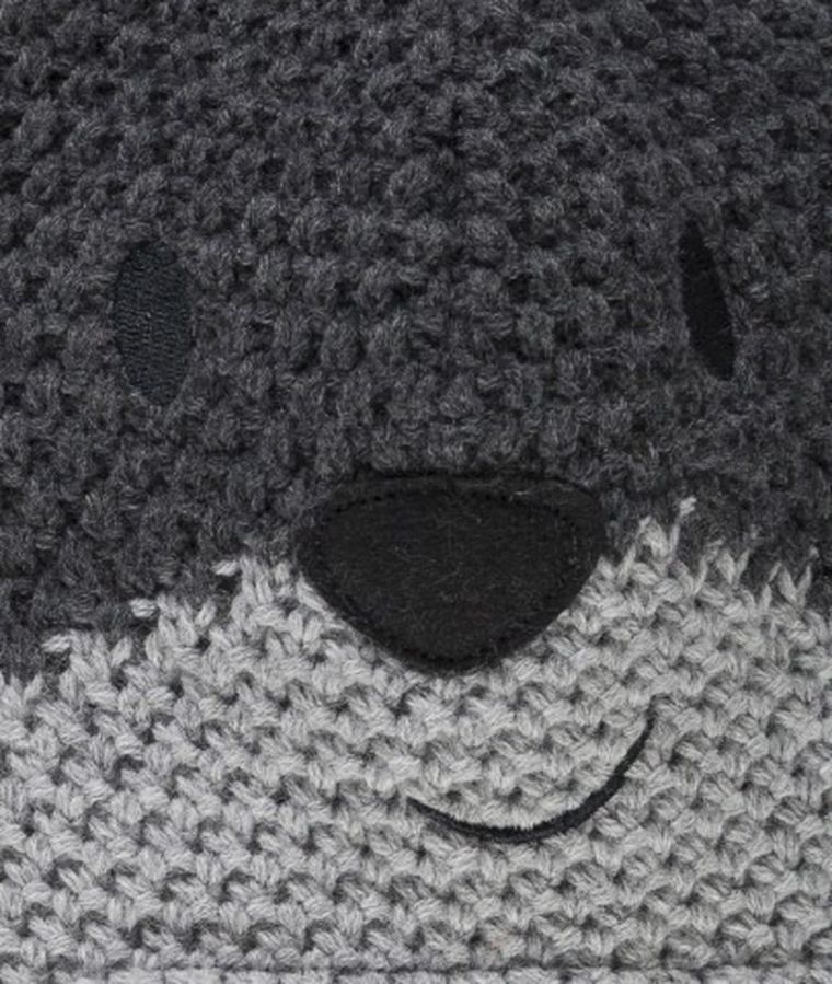 Czapka dziecięca, wiązana, szara, Döll