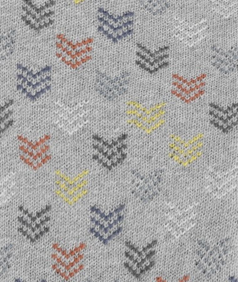 Czapka dziecięca, wiązana, szara, wzorki, Döll