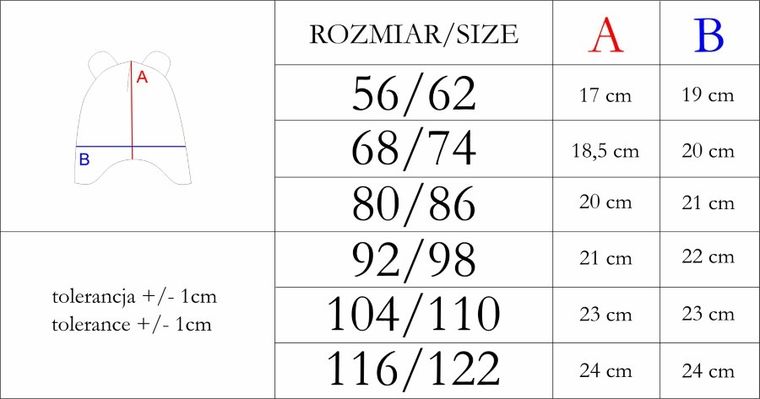 Czapka dziewczęca, biała, Nicol