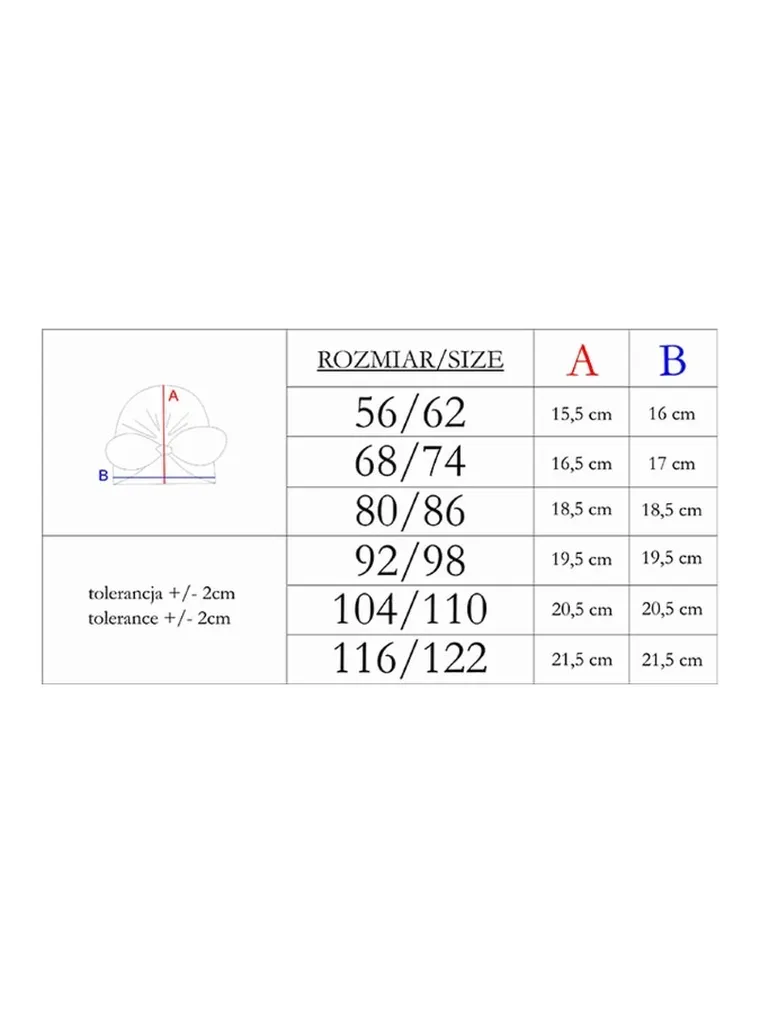 Czapka dziewczęca, biała, Nicol