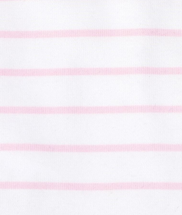 Czapka dziewczęca, biało-różowa, Döll