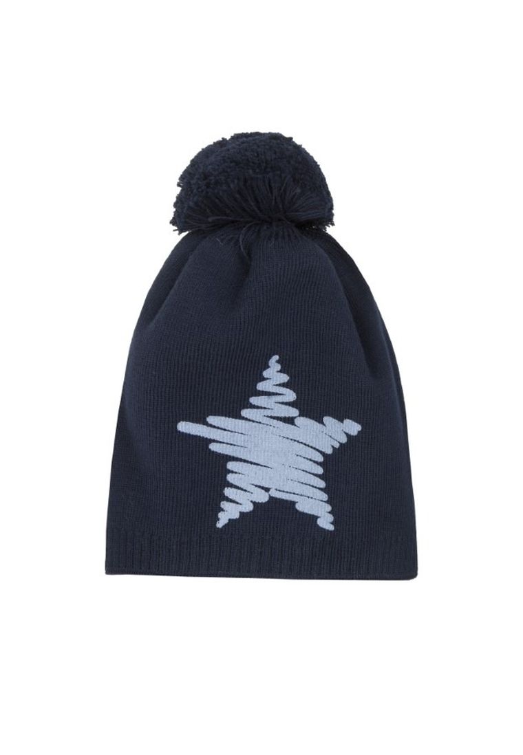 Czapka dziewczęca, ciemnoniebieska, Döll