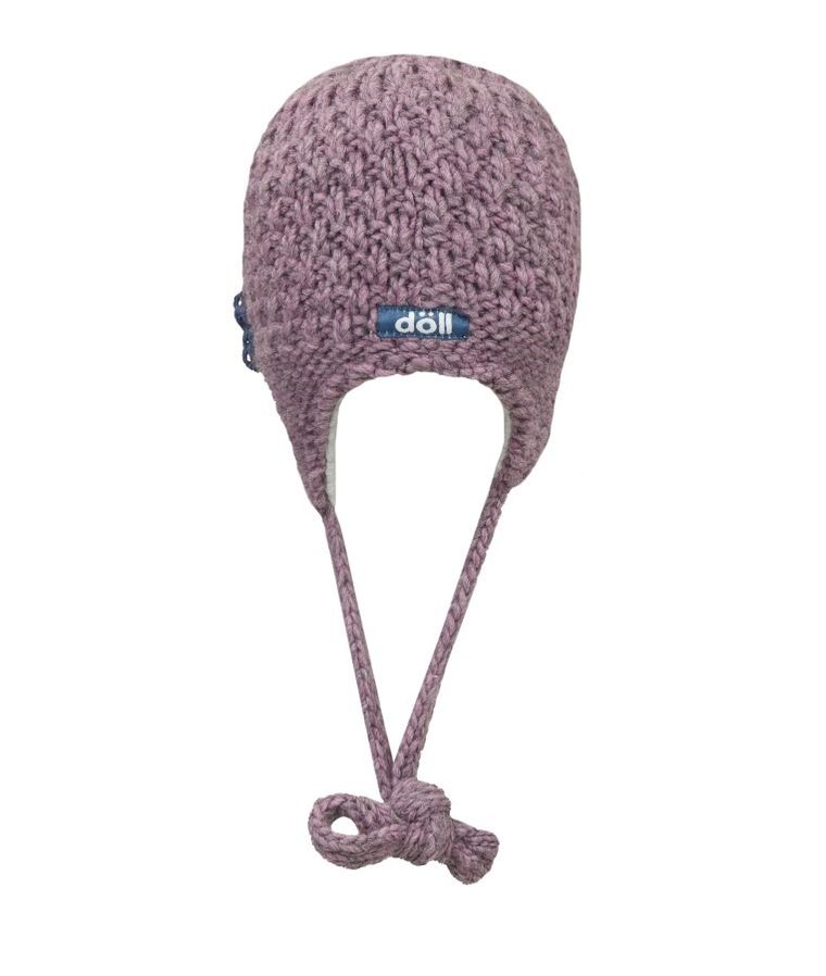 Czapka dziewczęca, ciemnoróżowa, Döll