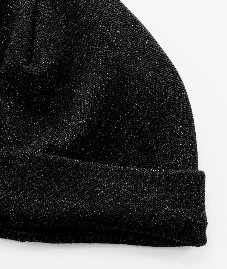 Czapka dziewczęca, czarna, Iltom