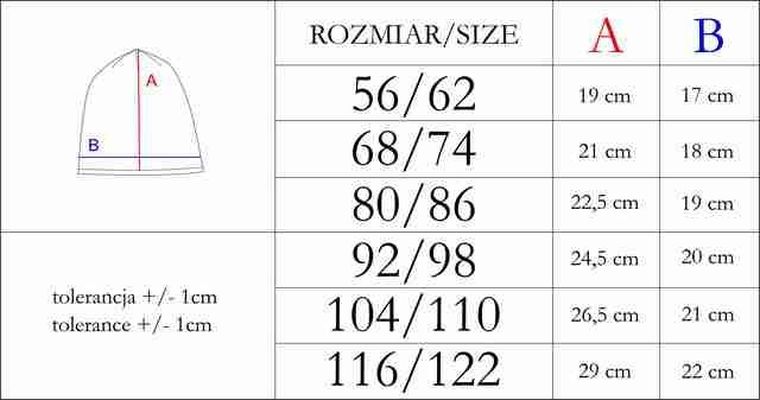 Czapka dziewczęca, dwustronna, mix, Nicol