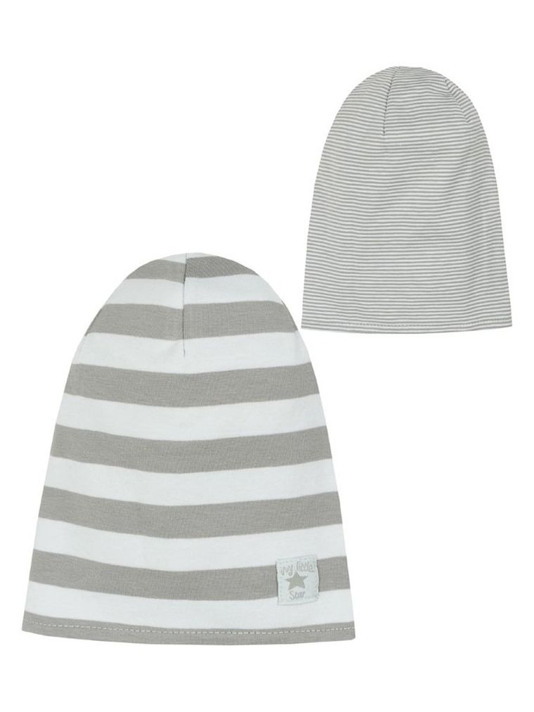 Czapka dziewczęca, dwustronna, szara, Döll