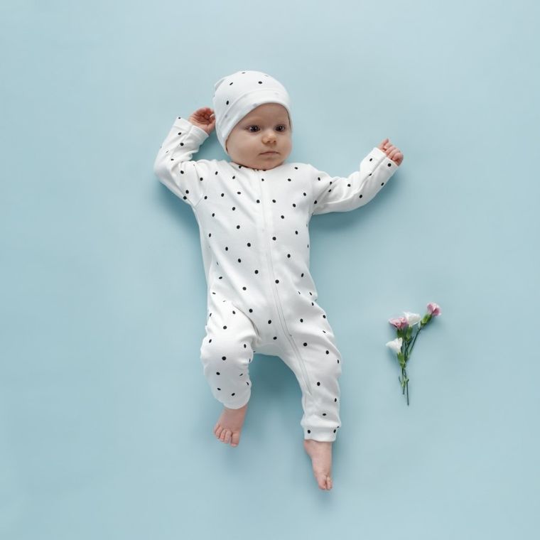 Czapka dziewczęca, ecru, Pinokio