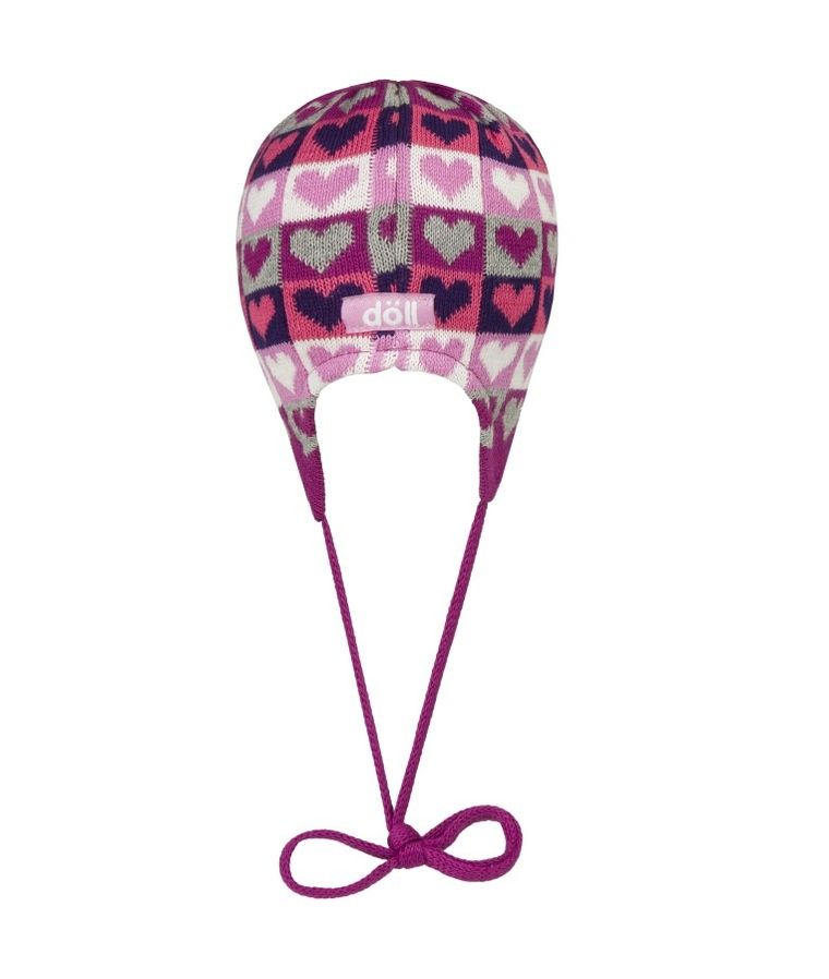 Czapka dziewczęca, fioletowa, Döll