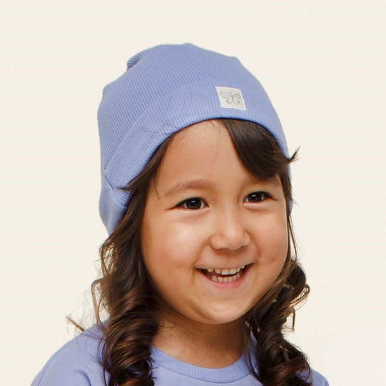 Czapka dziewczęca, fioletowa, Pinokio