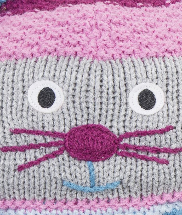 Czapka dziewczęca, mix, kotek, Döll