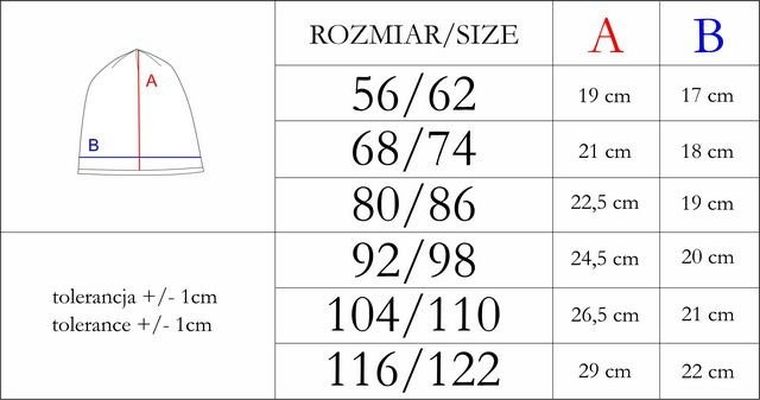 Czapka dziewczęca, mix, Nicol