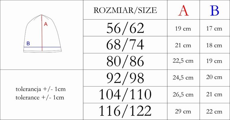 Czapka dziewczęca, mix, Nicol