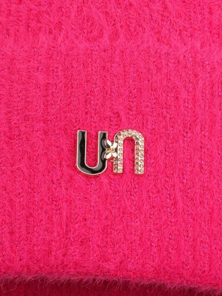 Czapka dziewczęca, różowa, Ambra