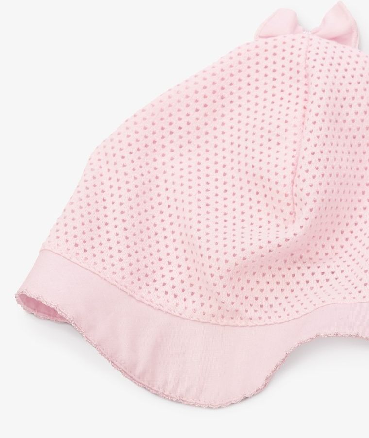 Czapka dziewczęca, różowa, Iltom