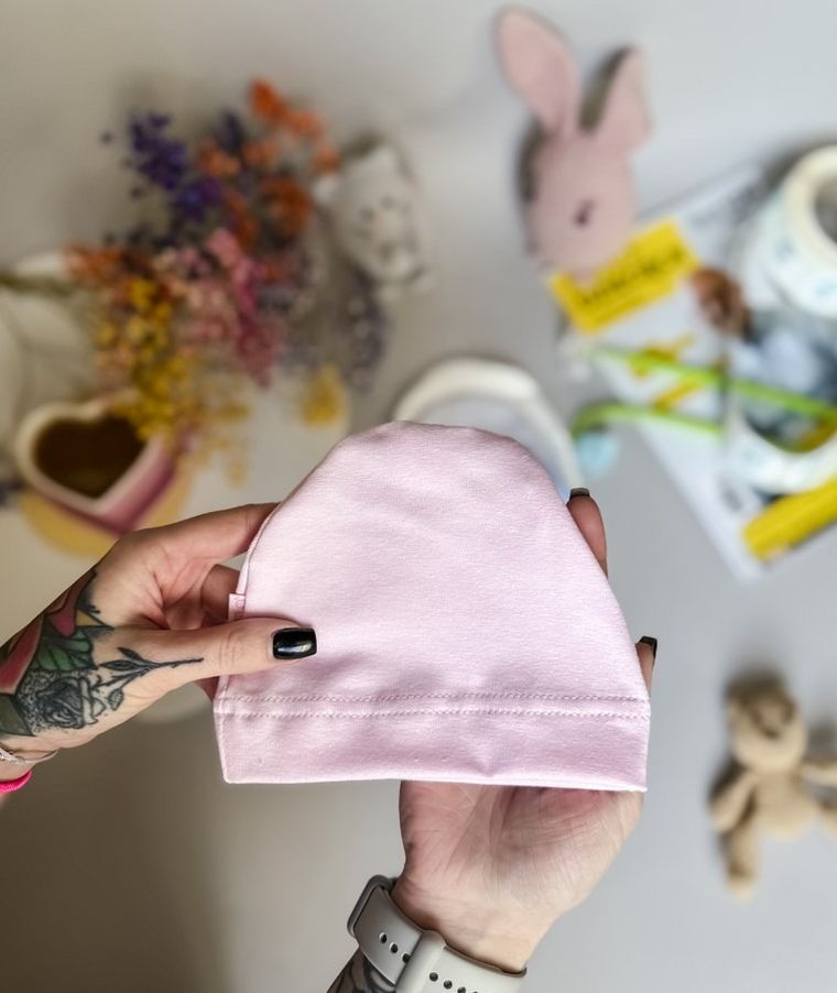 Czapka dziewczęca, różowa, Iltom