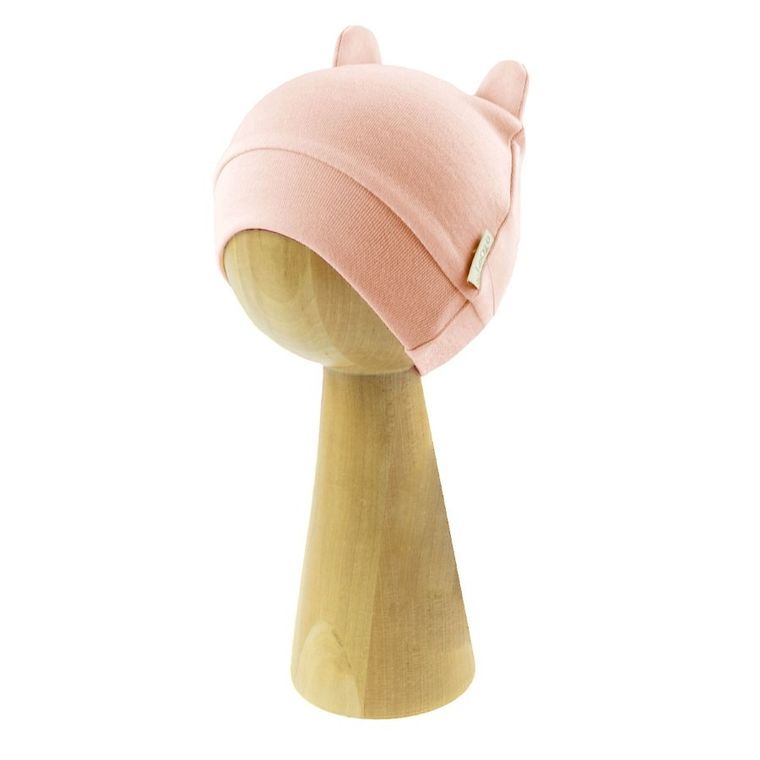 Czapka dziewczęca, różowa, Nicol