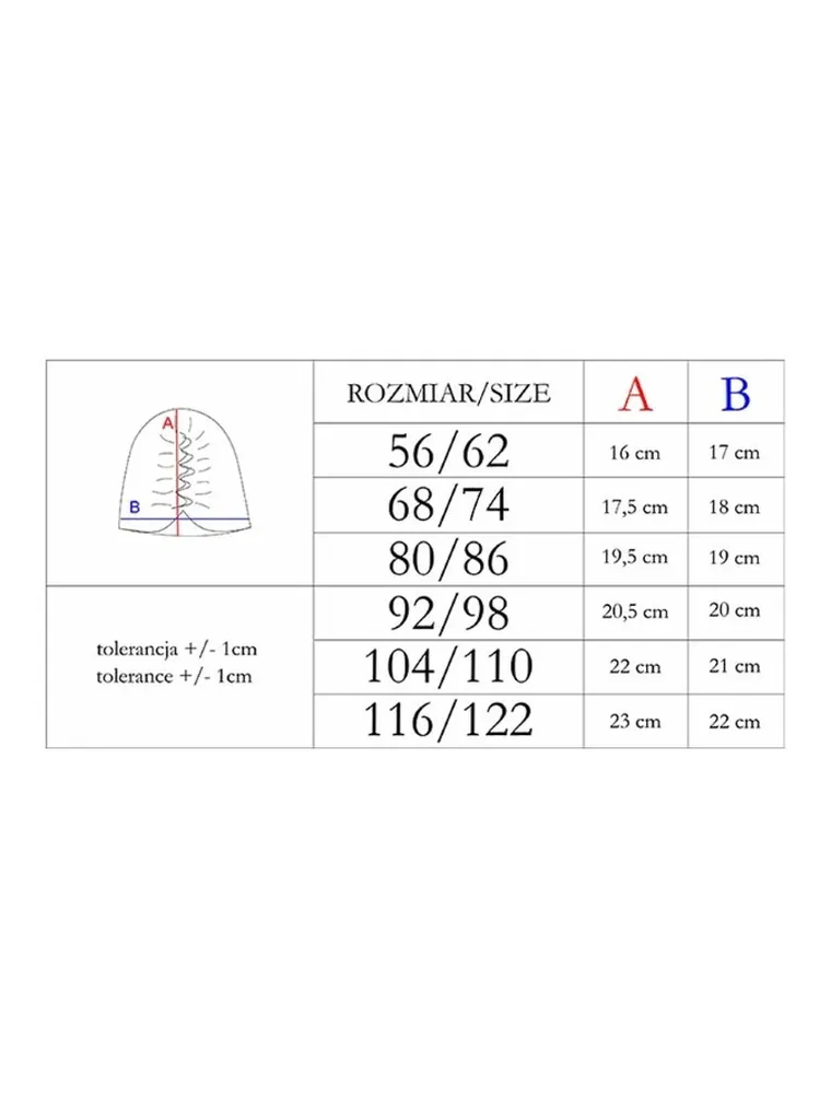 Czapka dziewczęca, różowa, Nicol