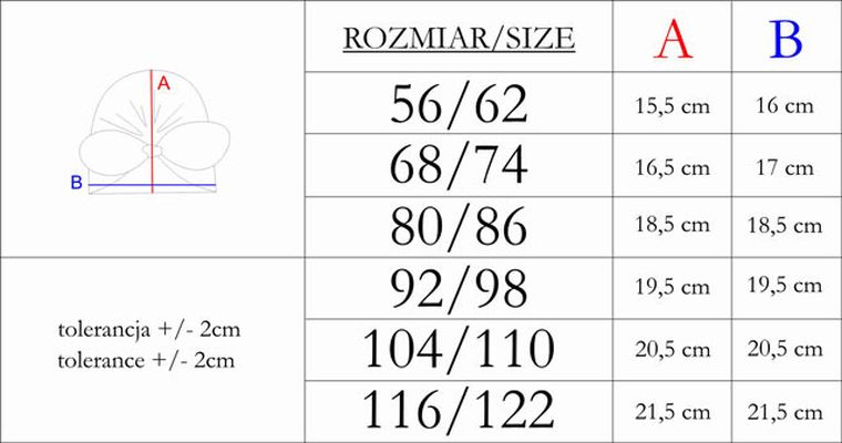 Czapka dziewczęca, różowa, Nicol
