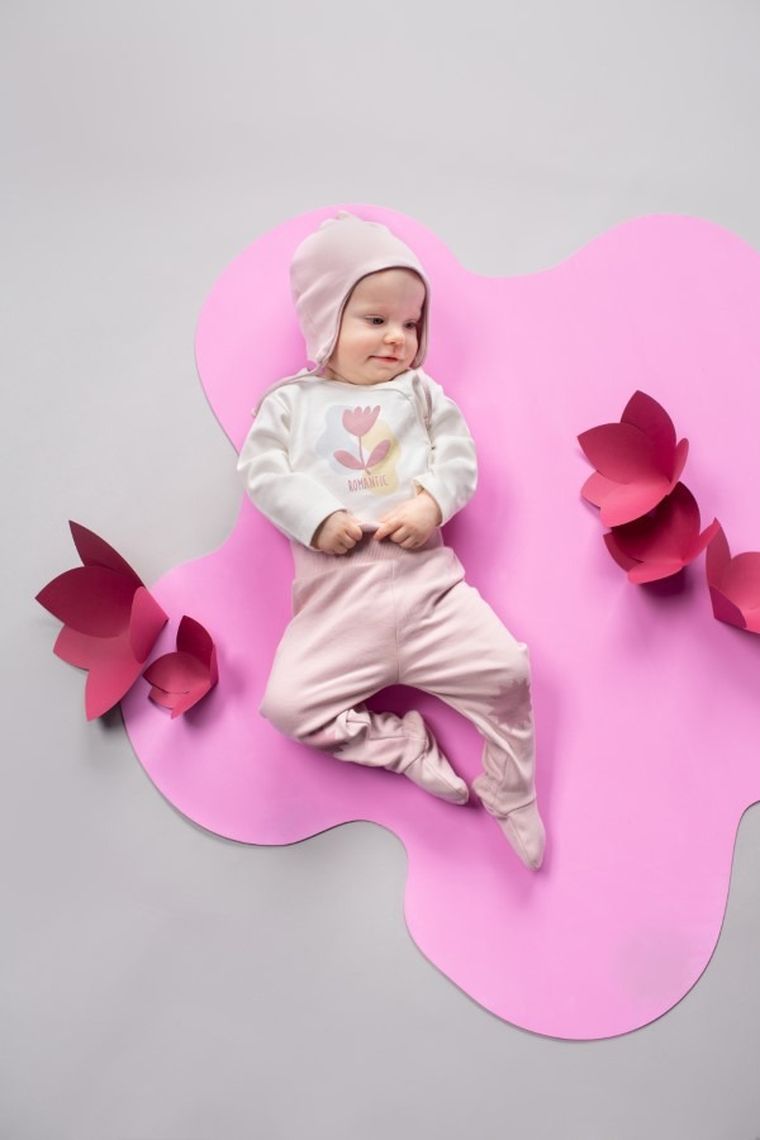 Czapka dziewczęca, różowa, Pinokio