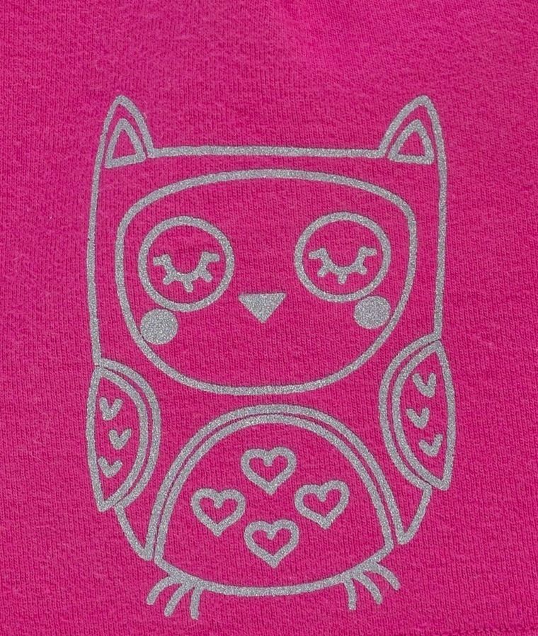 Czapka dziewczęca, różowa, sowa, Döll