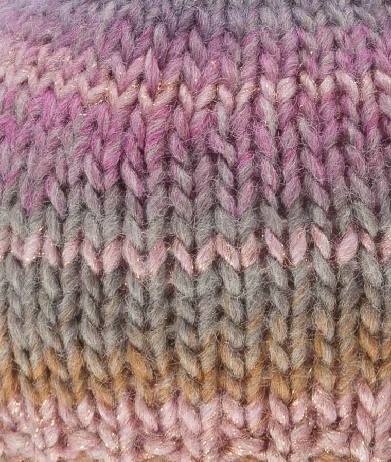 Czapka dziewczęca, różowo-fioletowa, Döll