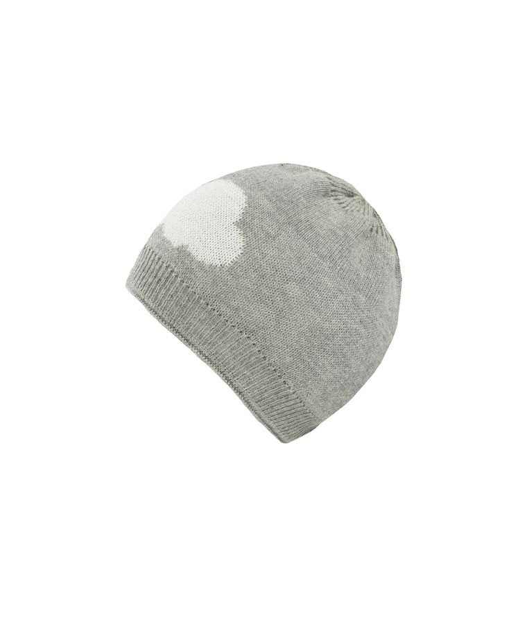 Czapka dziewczęca, szara, chmurka, Döll