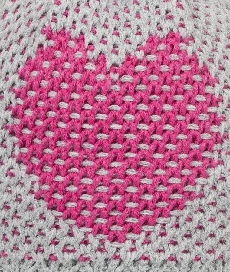 Czapka dziewczęca, szara, Döll