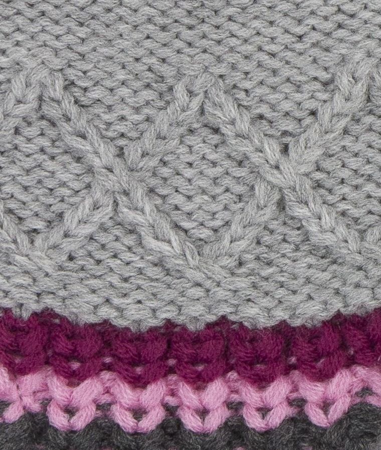 Czapka dziewczęca, szara, Döll