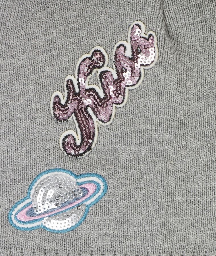 Czapka dziewczęca, szara, Döll