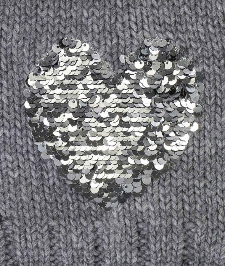 Czapka dziewczęca, szara, Döll