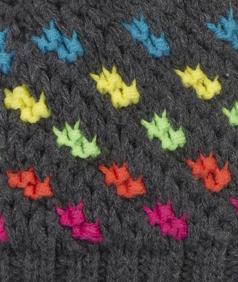 Czapka dziewczęca, szara, Döll