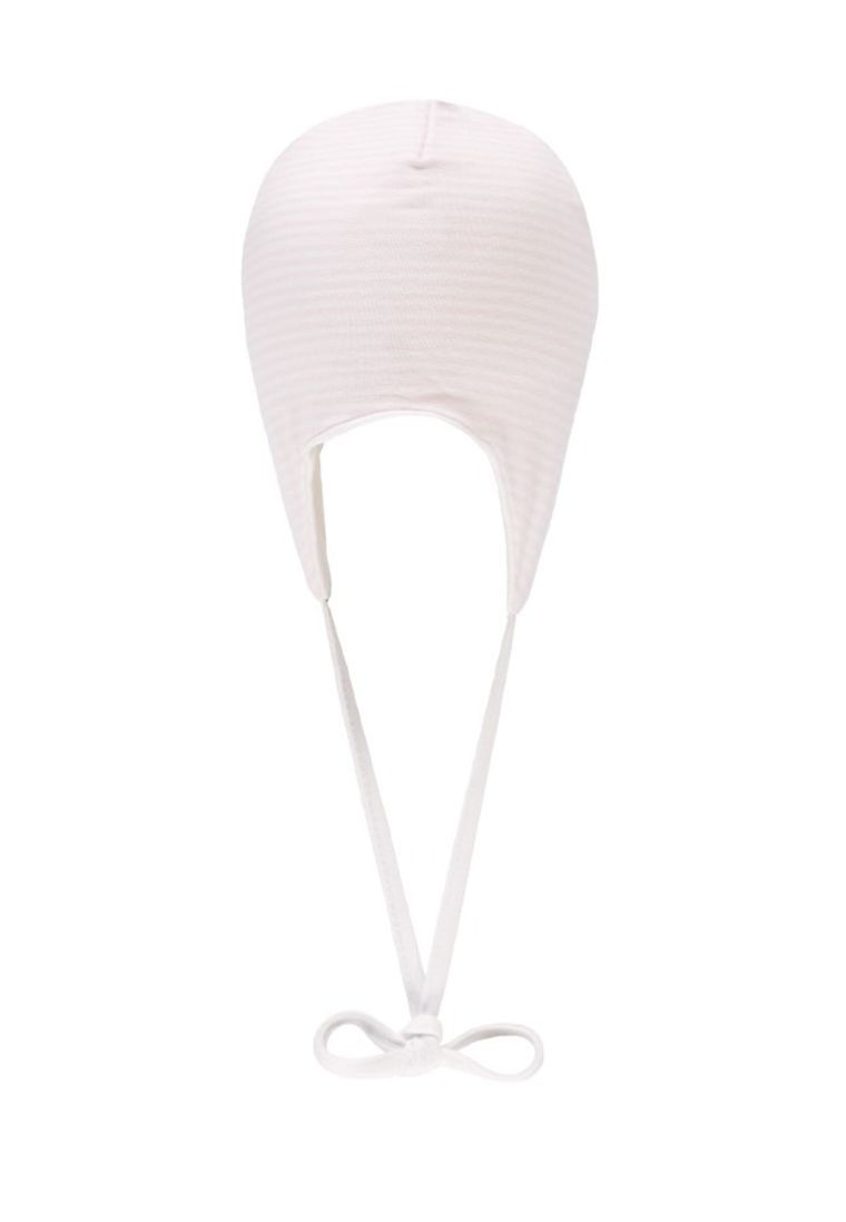 Czapka dziewczęca, wiązana, różowa, Bellybutton