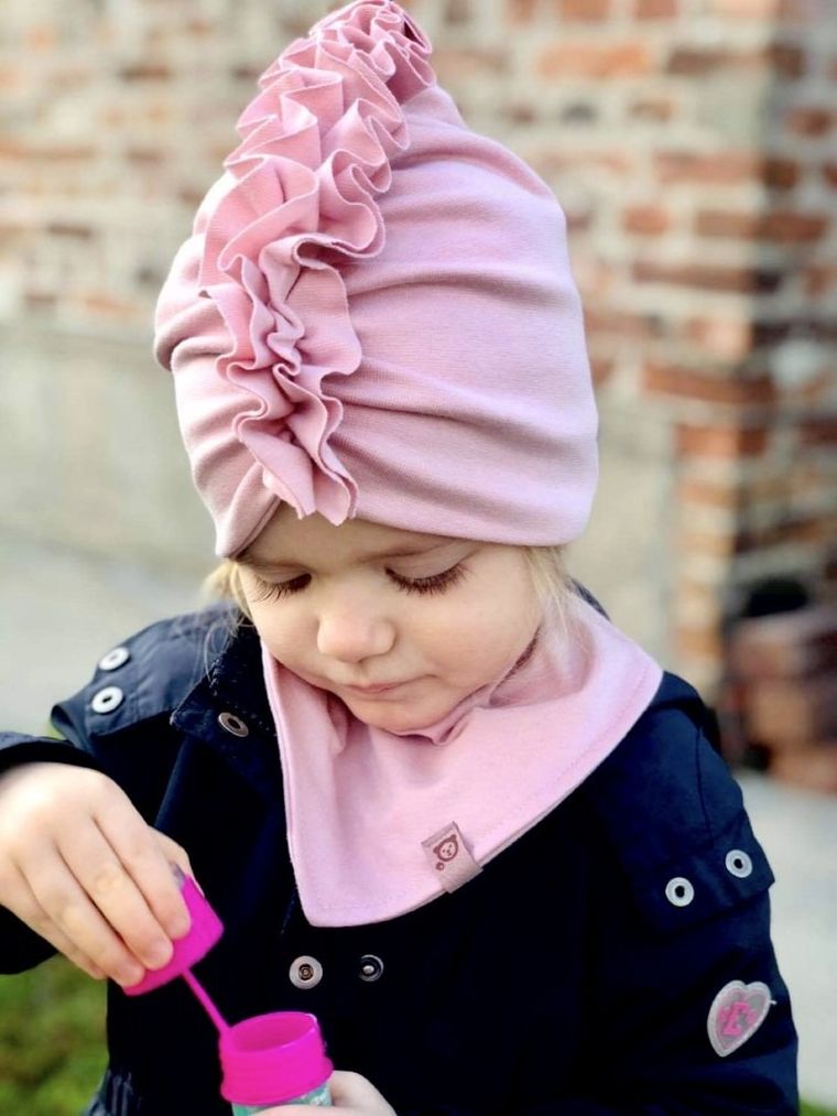 Czapka kakadu dziewczęca, różowa, Iltom