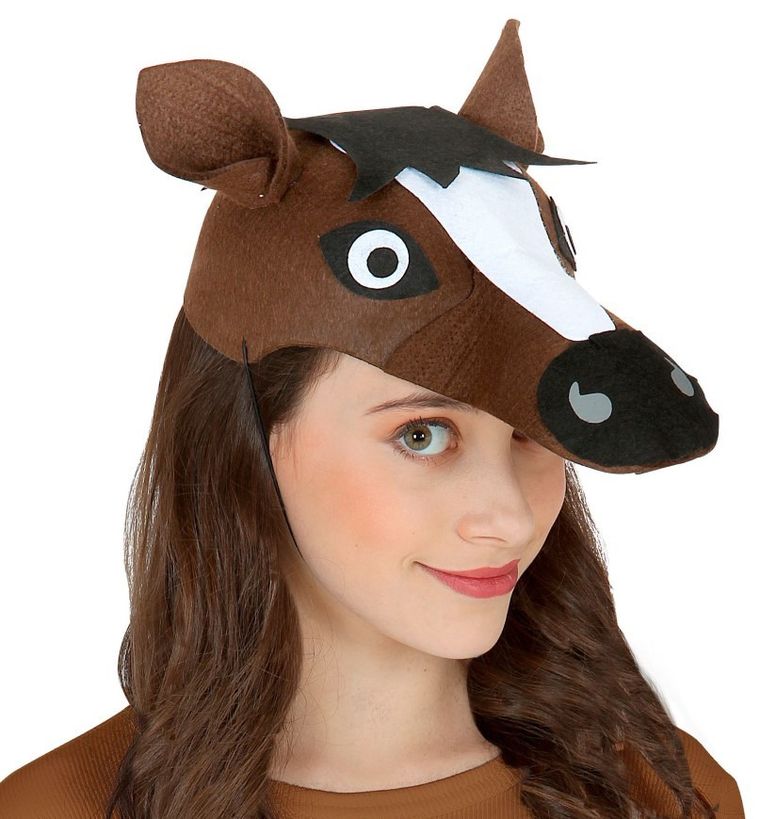 Czapka, koń, brązowy