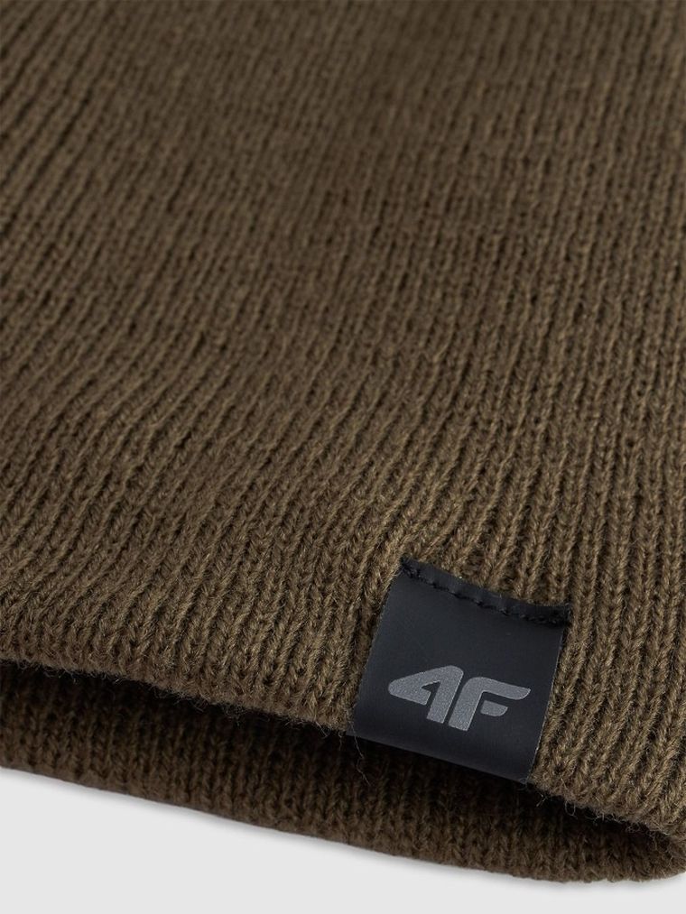 Czapka męska, brązowa, 4F