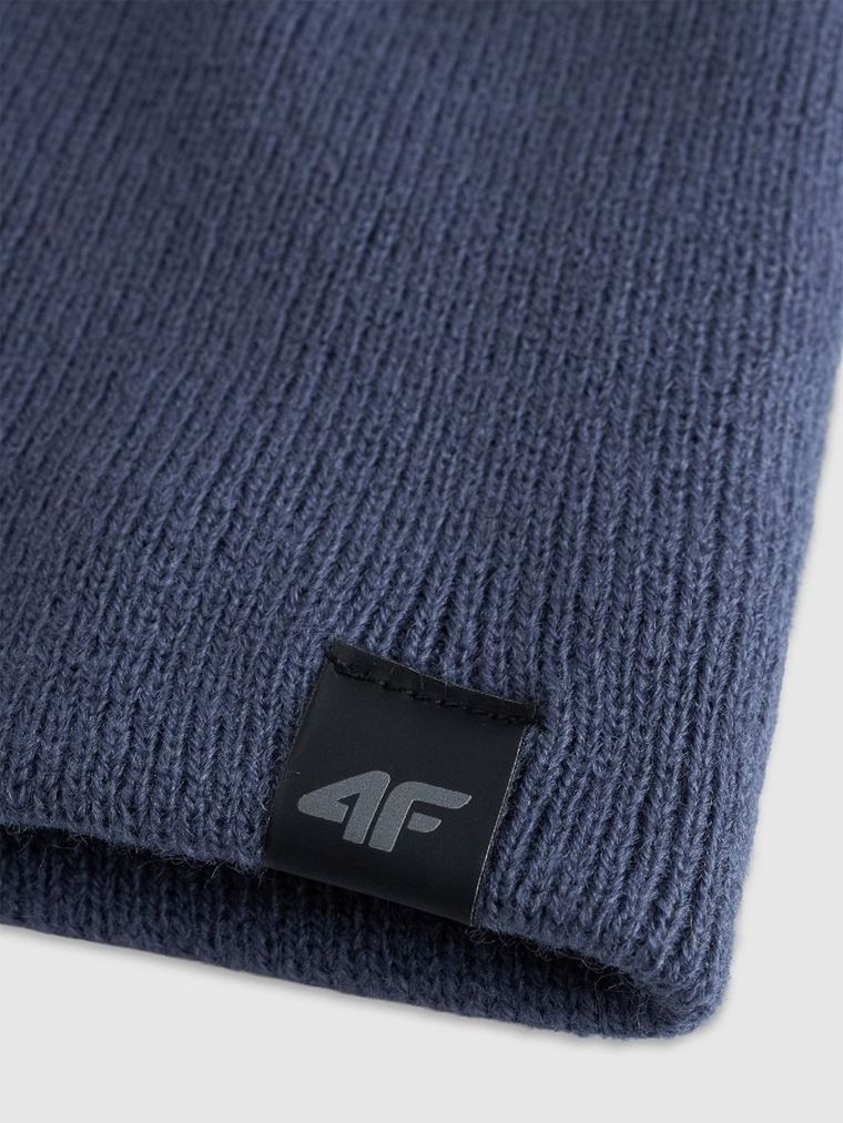 Czapka męska, granatowa, 4F