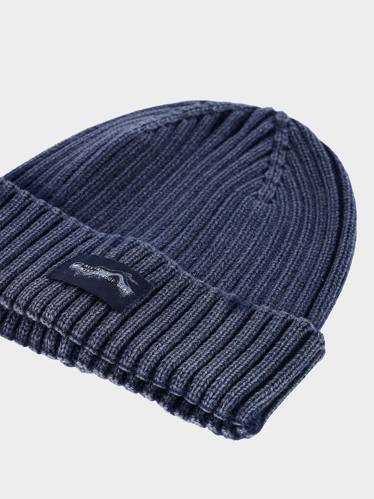 Czapka męska, granatowa, 4F