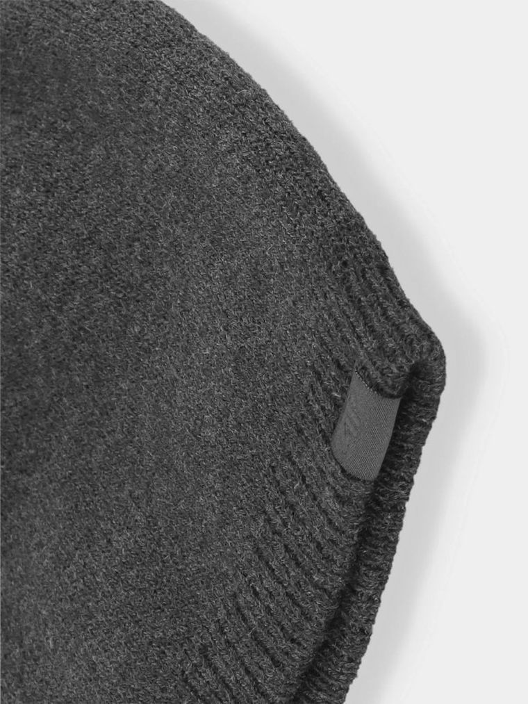 Czapka męska, szara, 4F