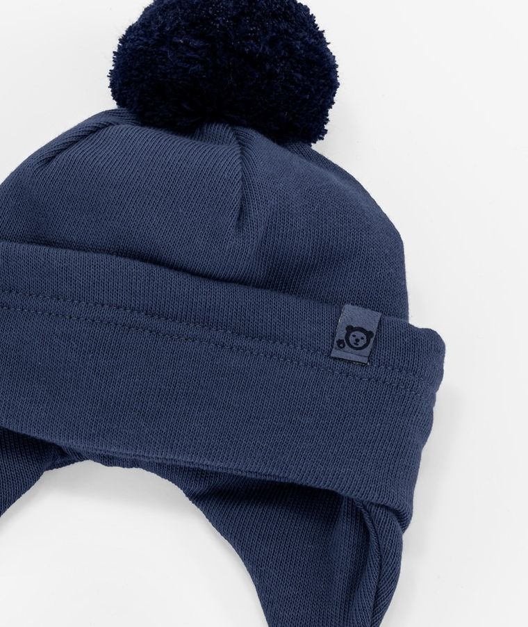 Czapka niemowlęca, granatowa, Iltom