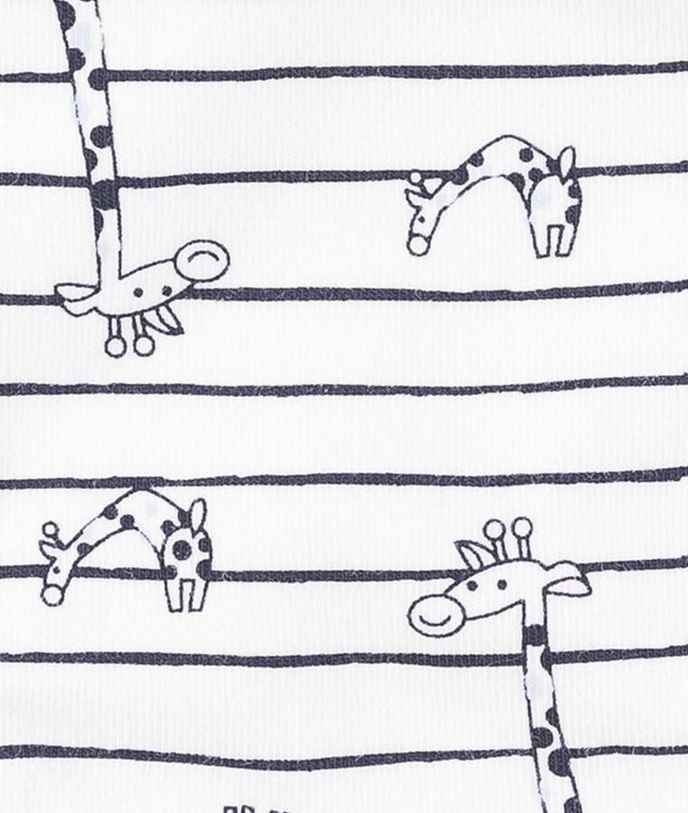 Czapka niemowlęca, wiązana, biała, paski, Döll