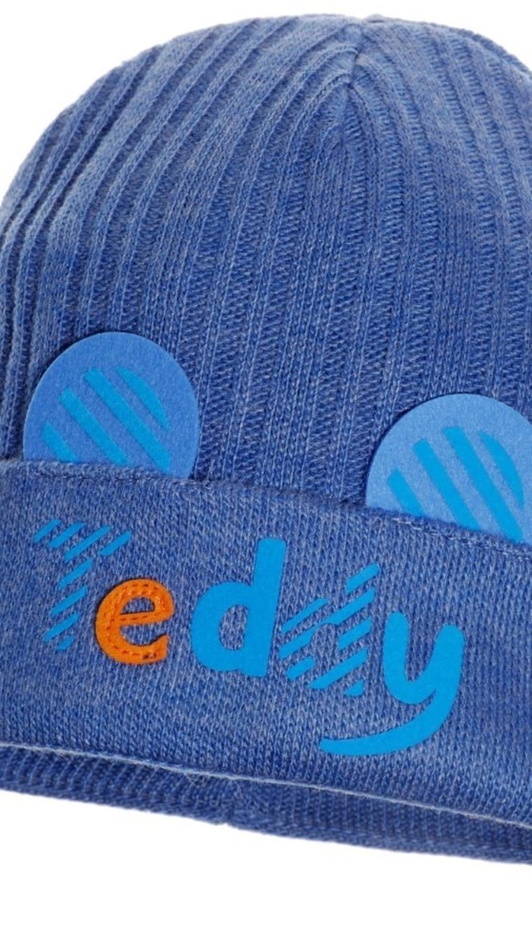 Czapka wiosenna chłopięca, niebieska, Ambra