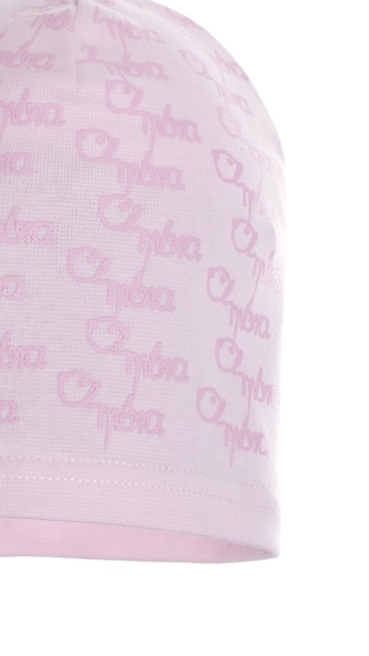 Czapka wiosenna dziewczęca, jasnoróżowa, Ambra