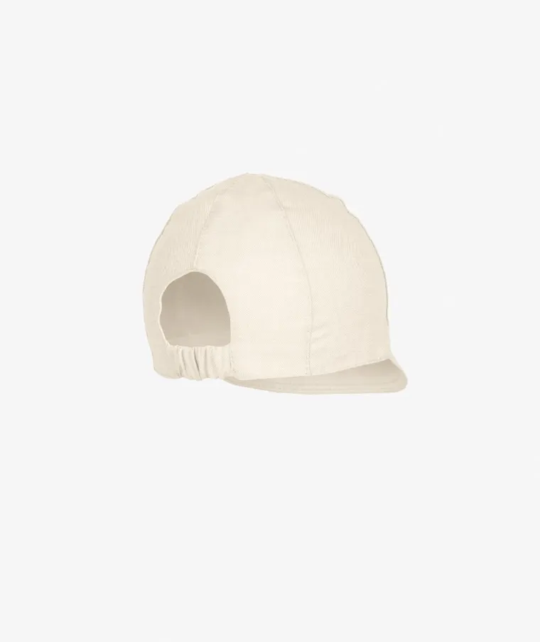 Czapka z daszkiem chłopięca, beżowa, Iltom