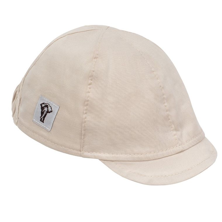 Czapka z daszkiem chłopięca, beżowa, Pinokio